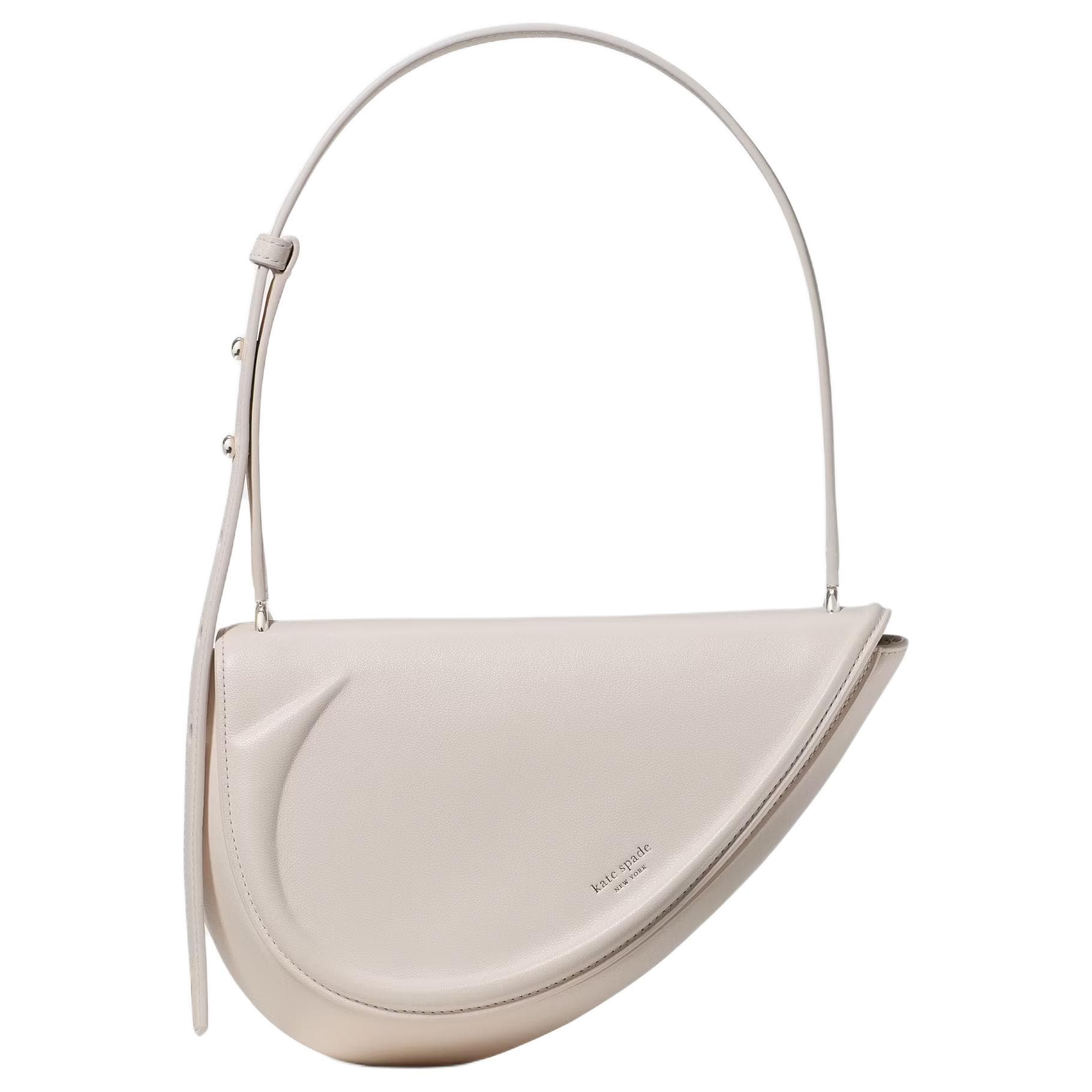 Мини-сумка Kate Spade Кожа Плечевая Сумка Женская Кремовая Текстура - изображение 1