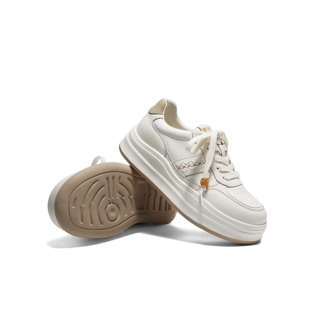Кроссовки Белль Спилок коровья Low Топ Скейтборд Обувь Women's White - изображение 5