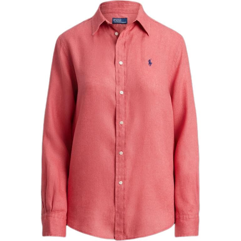 Блузка Polo Ralph Lauren Рубашка Классическая версия Женская Ягодная - изображение 1
