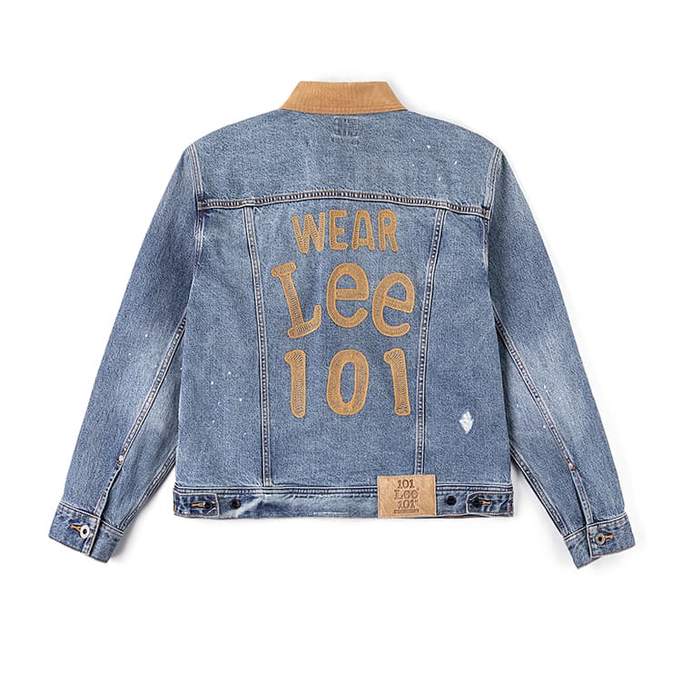 Джинсовая куртка Lee Medium Blue Men's Denim Jackets Ли Средне-синие мужские джинсовые куртки - изображение 2