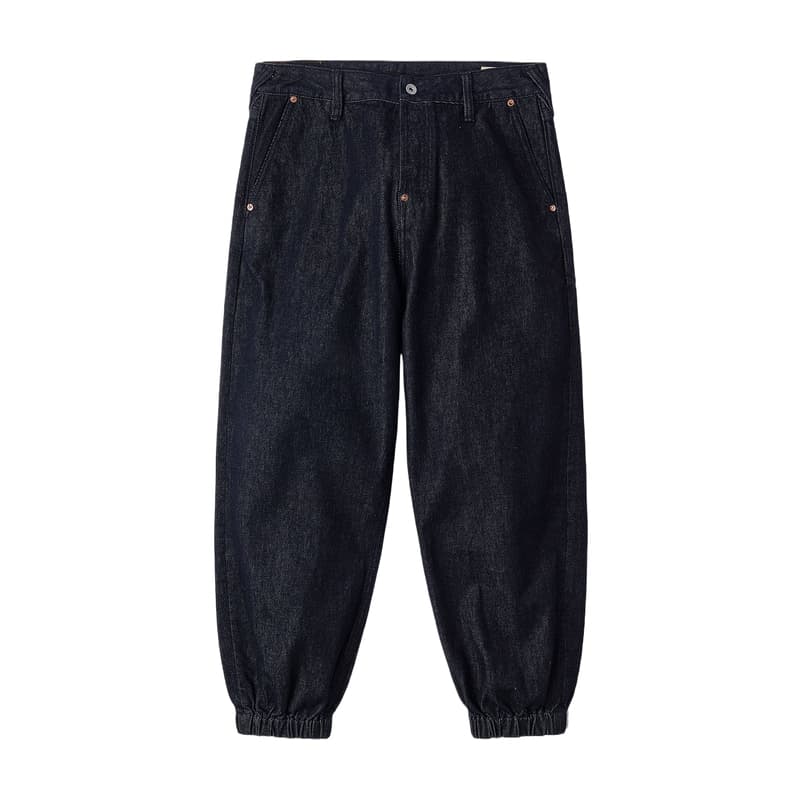 Штаны EVISU Джинсовый Синий Мужские Джинсы - изображение 2