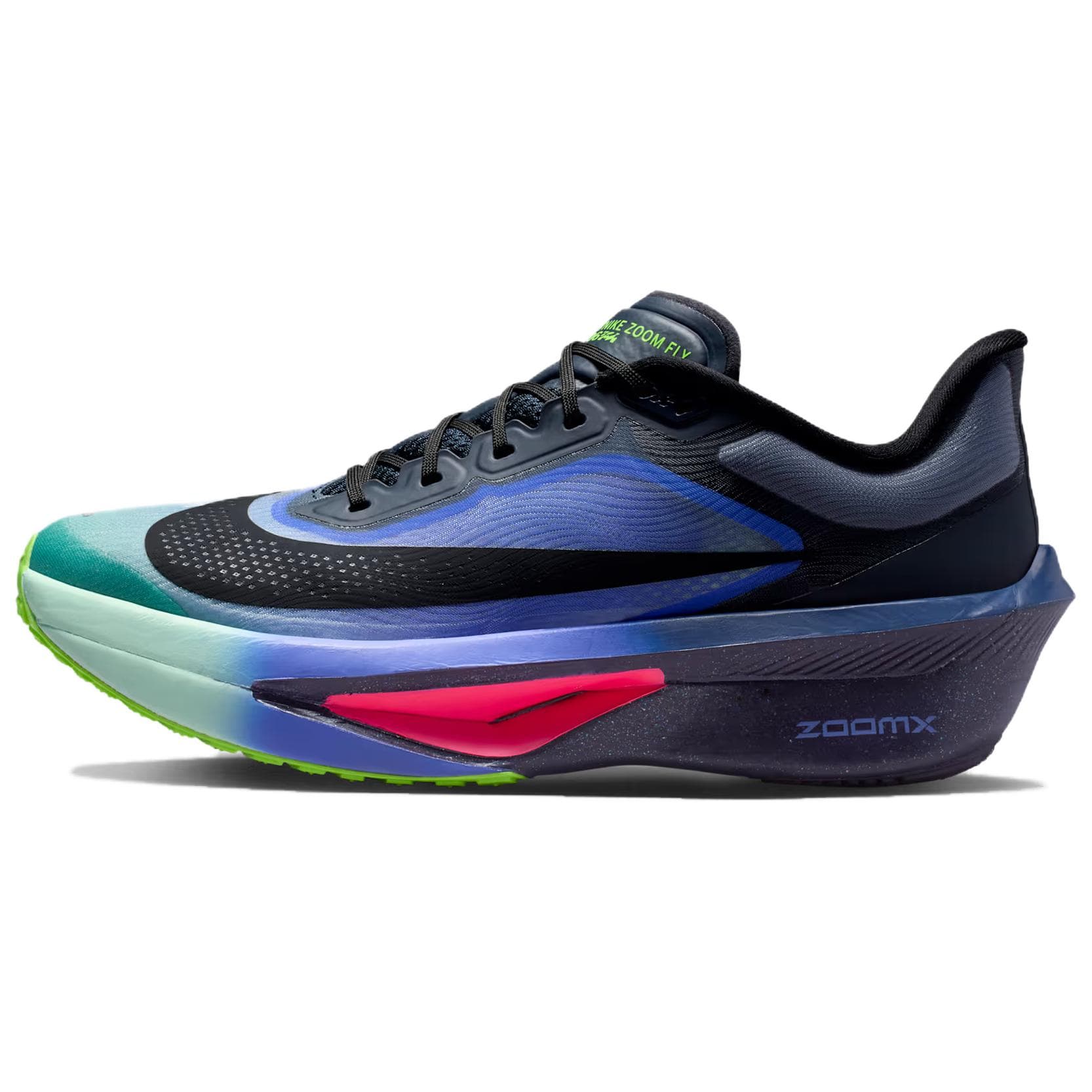Кроссовки для бега Nike Zoom Fly 6 Поддержка Повседневный Марафон Беговые кроссовки Мужской Чёрно-синий - изображение 1