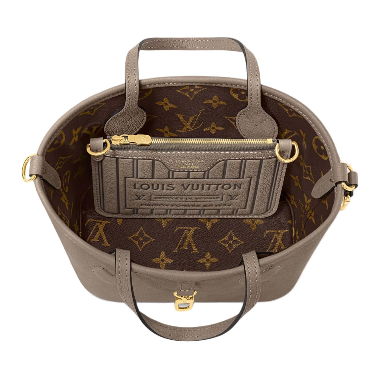 Сумка LOUIS VUITTON NEVERFULL BANDOULIERE INSIDE OUT BB Tote - изображение 4