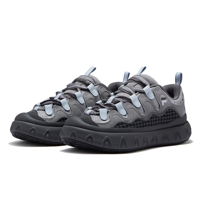 Кроссовки FILA FUSION PISA FLAT Cone Shoes Низкие повседневные женские туфли темно-ночной черный синий - изображение 3