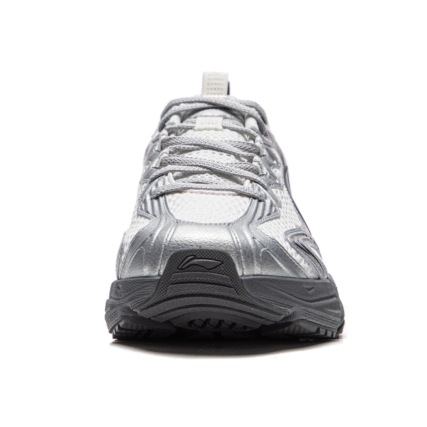 Кроссовки для бега Li NING Carefree V3 Дышащий визуально увеличивает рост Oтскок Low Топ Беговые кроссовки Мужской Белый серебристый - изображение 6