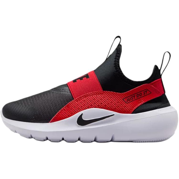 Кроссовки Nike Flex Runner 4 Low Детские беговые кроссовки Черные Красные - изображение 1
