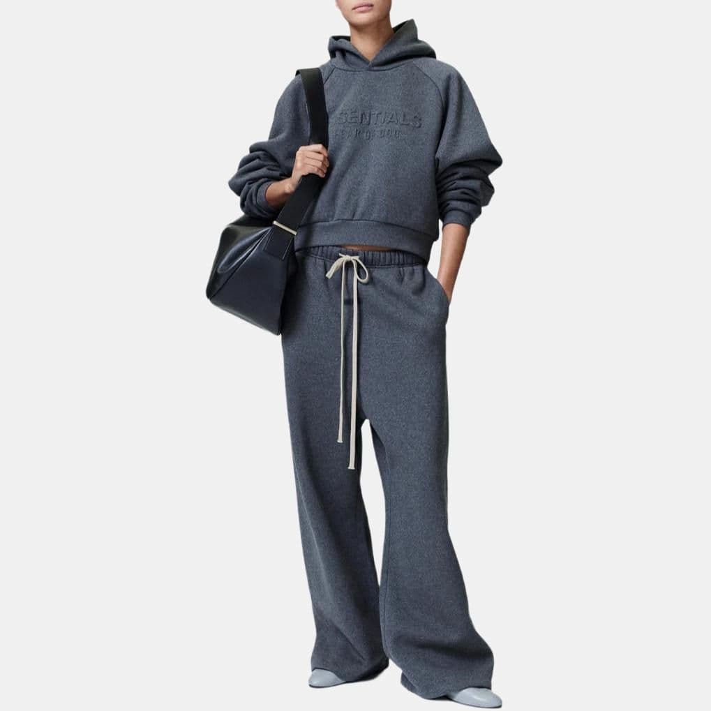 Худи Fear Of God Essentials Осень-Зима 2025 Праздник 2025 Женская Толстовка Реглан 90-х - изображение 2
