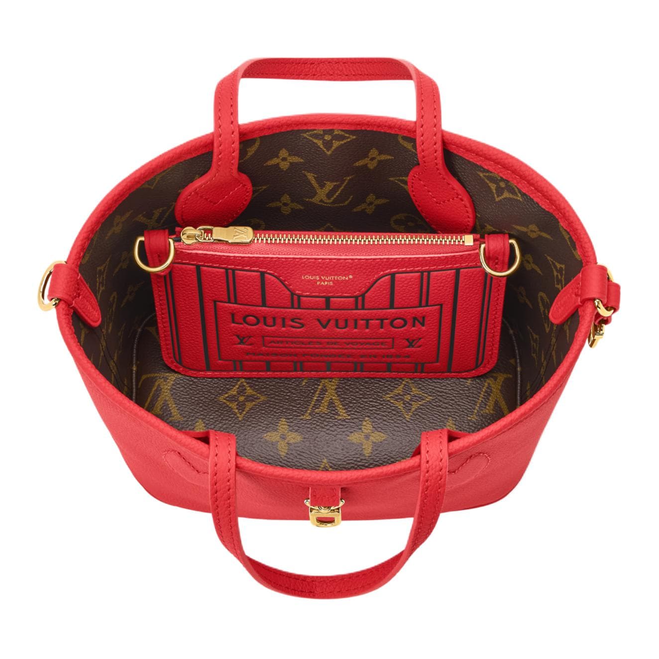 Сумка LOUIS VUITTON NEVERFULL INSIDE OUT BB - изображение 5