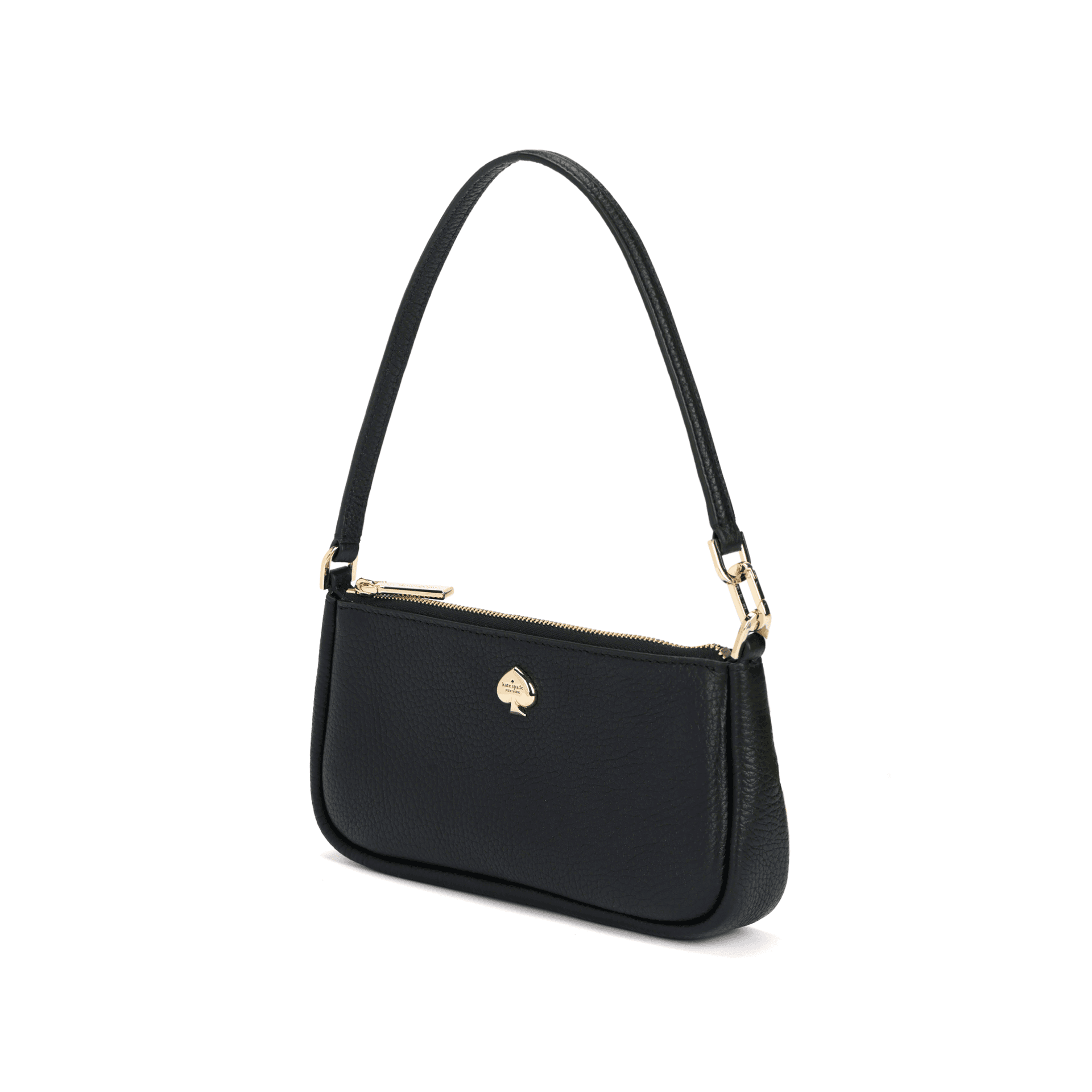 Мини-сумка Kate Spade Сумка через плечо из зернистой коже личи сумка плечевая сумка женская черная - изображение 6