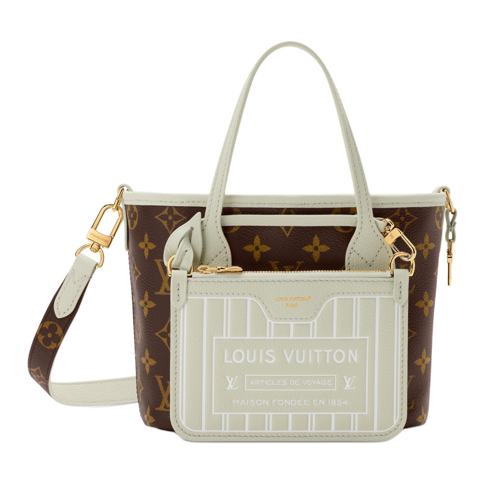 Сумка LOUIS VUITTON NEVERFULL INSIDE OUT BB Tote - изображение 1