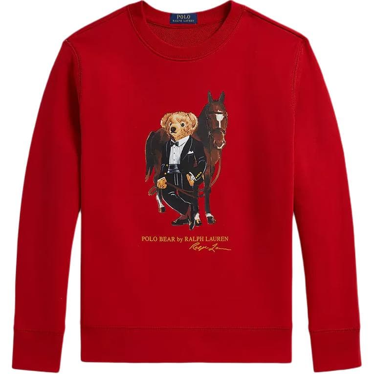 Polo Ralph Lauren Худи-ханьфу Платье Polo Bear2026 New Year Collection Красный Подростки - изображение 1