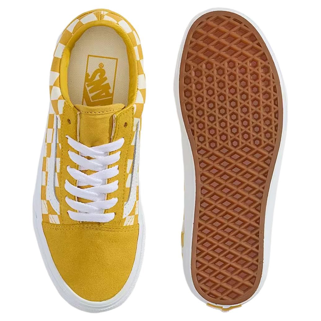 Кроссовки Vans Old Skool Скейтборд Кроссовки Женские Желтые - изображение 3