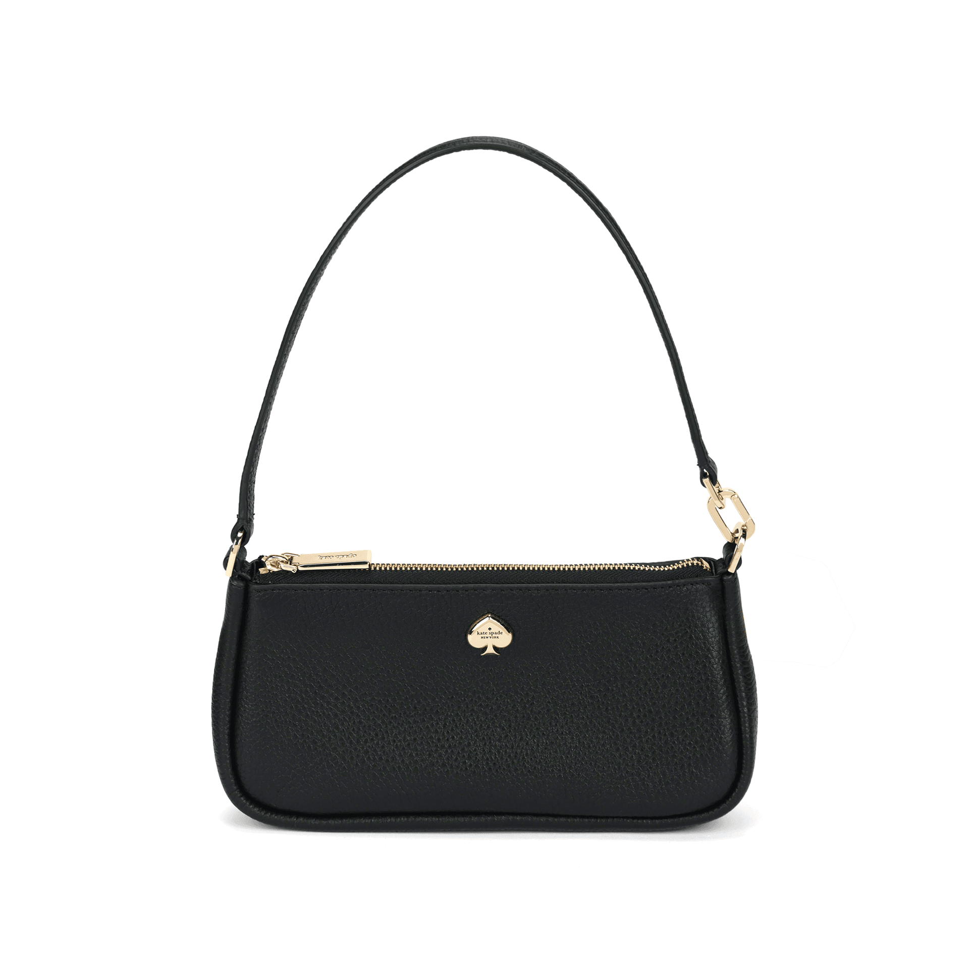 Мини-сумка Kate Spade Сумка через плечо из зернистой коже личи сумка плечевая сумка женская черная - изображение 5