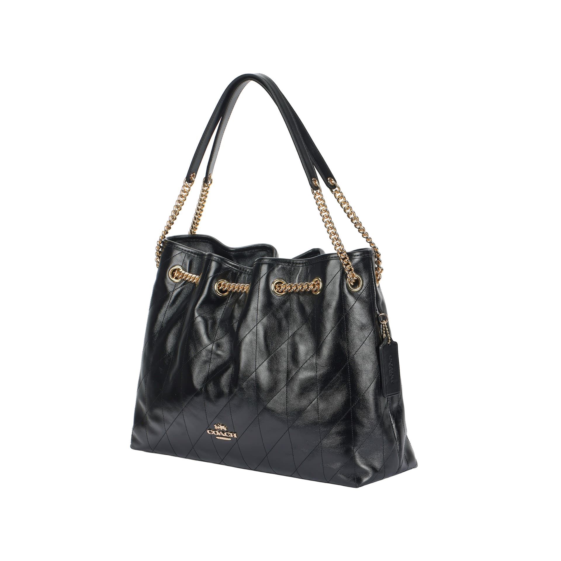 Мини-сумка COACH Сумка из коровьей кожи сумка через плечо большая женская черная - изображение 2