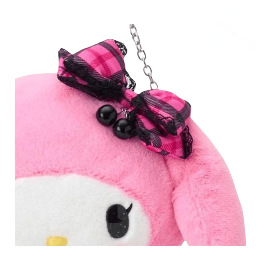 Мини-сумка Sanrio Rock Sweetheart Полиэстер Укрепленный Стальной Плечевая Сумка Женская Розовая Черная - изображение 4