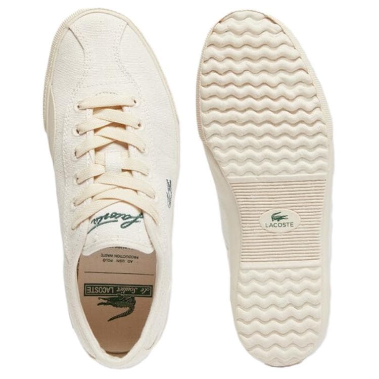 Кроссовки LACOSTE Повседневная обувь Женская Бежевая - изображение 4