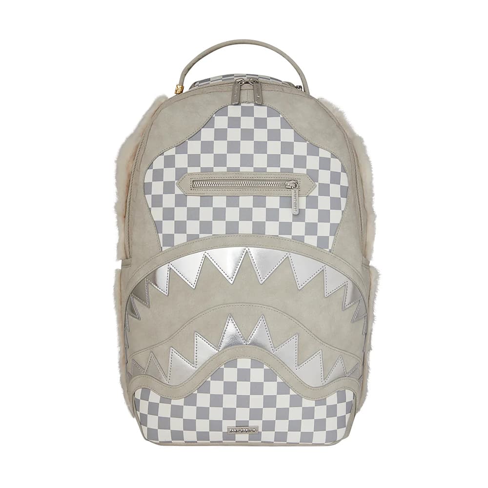 Рюкзак SPRAYGROUND Искусственная кожа Рюкзак Обычный (стандартный) Унисекс Серебристо-серый - изображение 1