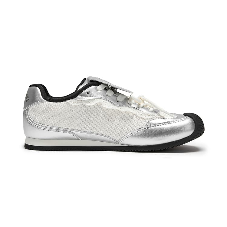 Кроссовки Champion Low-Top Повседневная Обувь Женская Молочно-Белый Серебряно-Белый - изображение 2