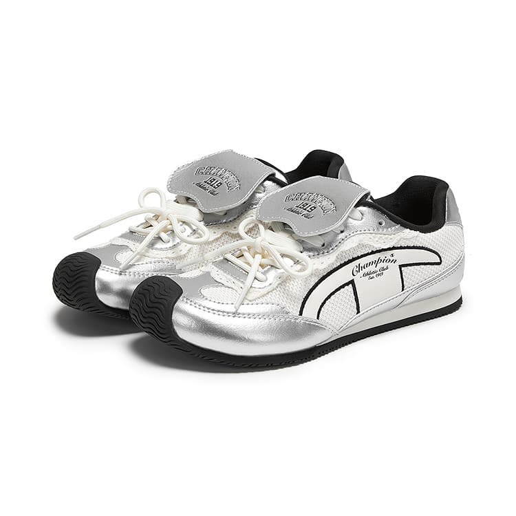 Кроссовки Champion Low-Top Повседневная Обувь Женская Молочно-Белый Серебряно-Белый - изображение 3