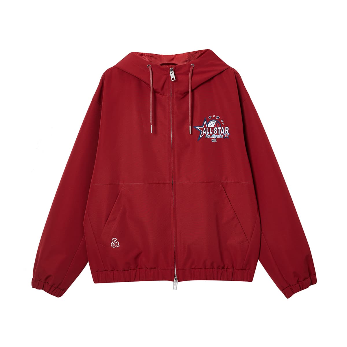 Куртка JACK&JONES x NBA Совместная коллекция Мужская весенняя куртка с капюшоном и регулируемым шнурком - изображение 1