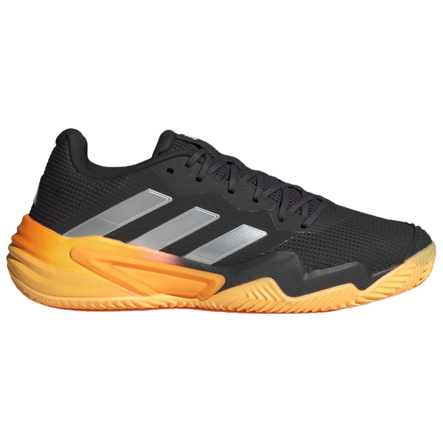 Кроссовки для тенниса Adidas Barricade 13 Теннисная обувь Мужская Черная Оранжевая - изображение 2