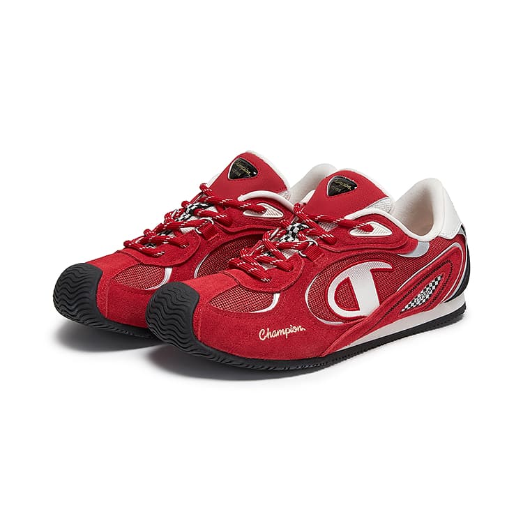 Кроссовки Champion Low-Top Повседневная Обувь Женская Aurora Red Молочный Белый - изображение 3
