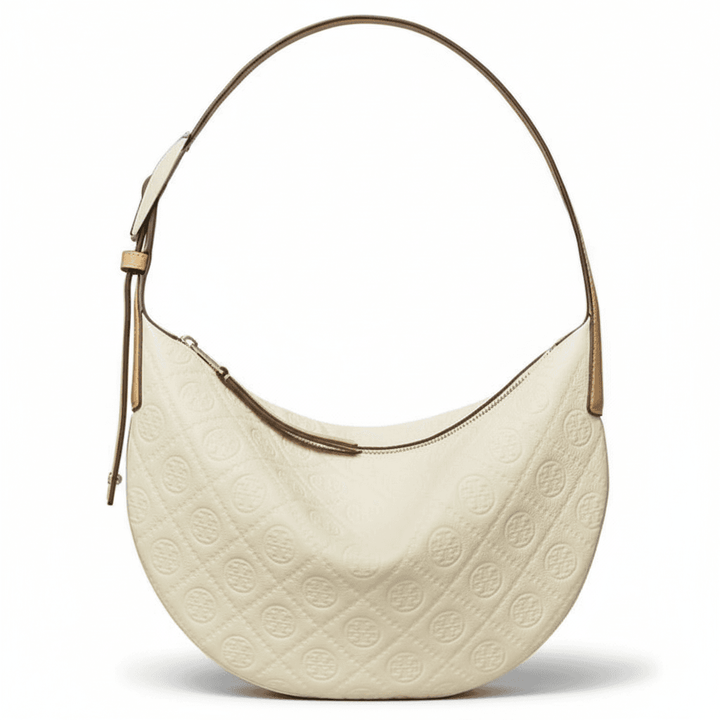 Мини-сумка Tory Burch T Monogram Кожа Сумки через плечо Маленький Женские Теплый белый Освежающий вариант - изображение 1