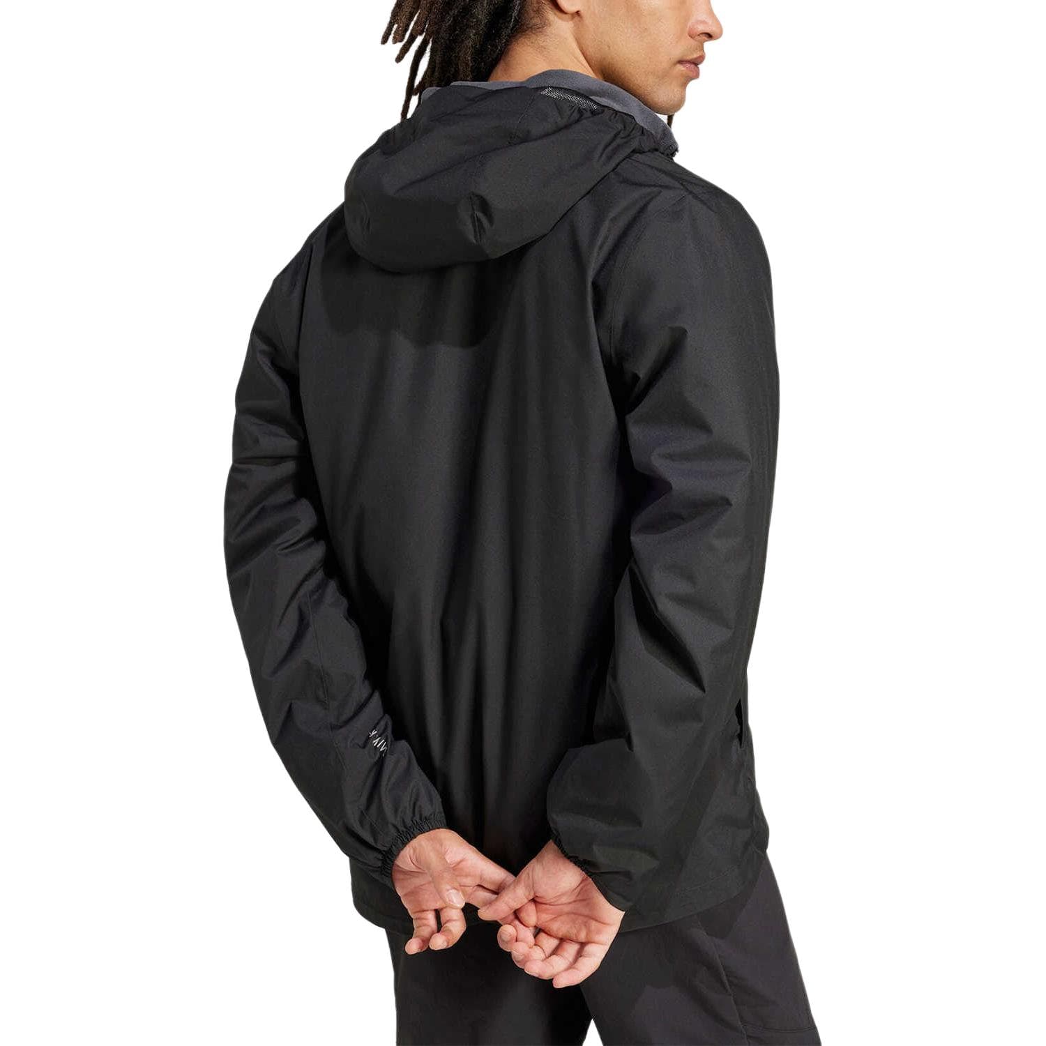 Куртка Adidas TERRE Куртки и Пальто Мужские Черный Угольный Черный - изображение 4