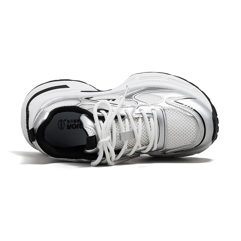 Кроссовки Warrior Low Топ Массивные кроссовки Women's Silver Белый - изображение 4