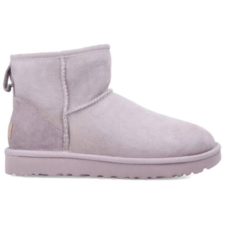 Ботинки зимние UGG Classic Mini II Овчина Теплоизоляционный Водонепроницаемый Короткий Сноубутсы Женские Освежающий вариант Дымчатый - изображение 2