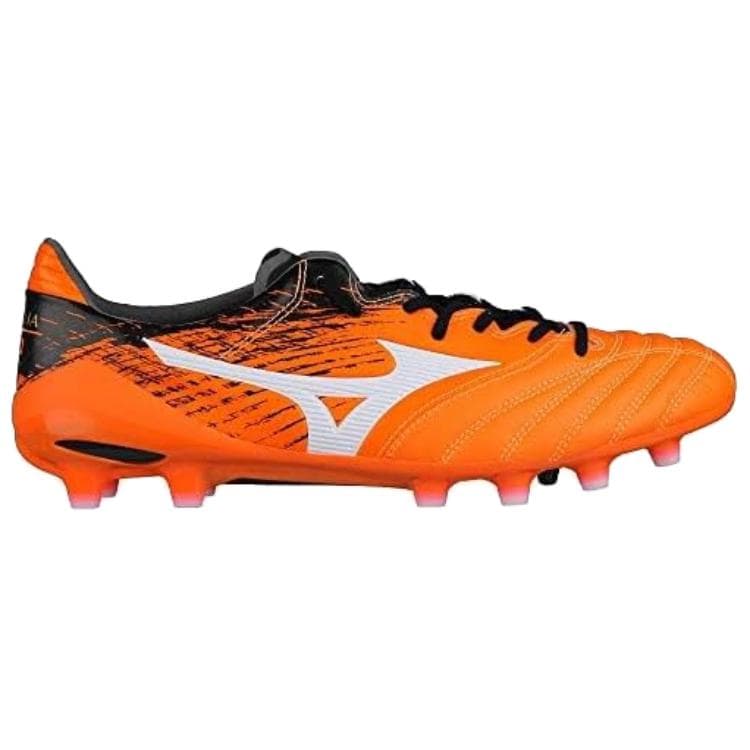 Кроссовки для футбола Mizuno Morelia Neo 2 Футбольные бутсы Мужские Оранжевые - изображение 2