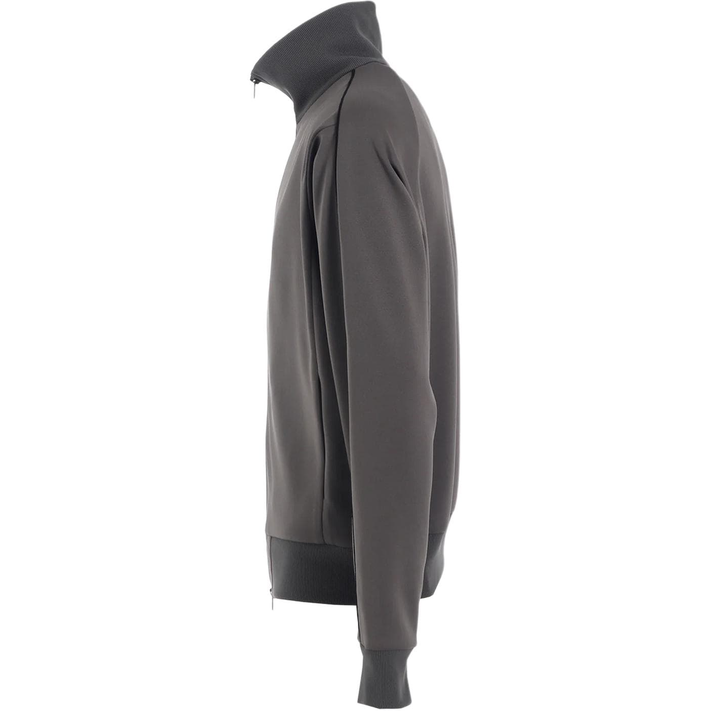 Куртка Yohji Yamamoto Ground Y FW25 Полиэстер Гладкий Разделенный Реглан Дорожка Куртка Куртки Пальто Унисекс - изображение 3
