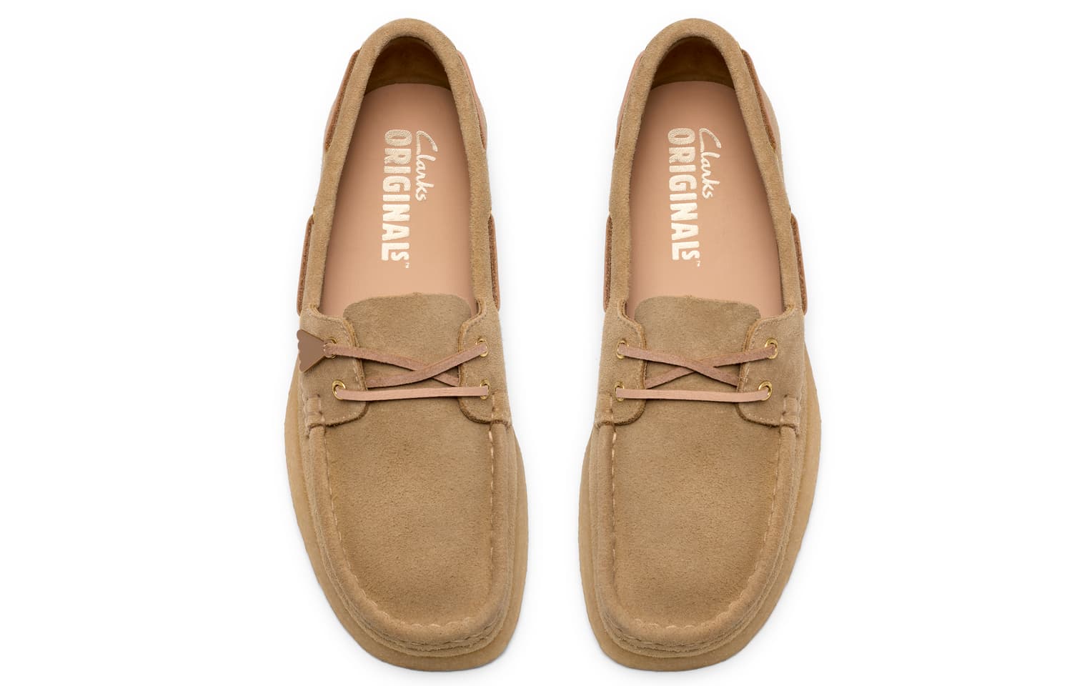 CLARKS Спилок коровья Топсайдеры Женские Желтый - изображение 3