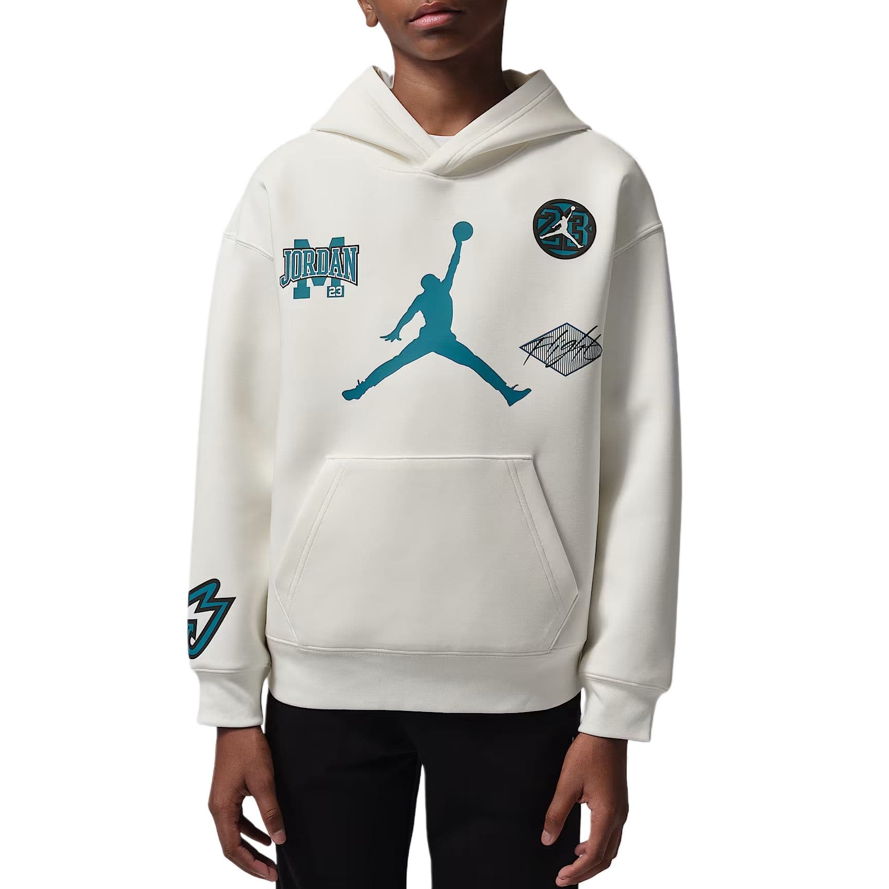 Jordan Толстовка FW25 DYNASTY Патч Интерлок Детский - изображение 1
