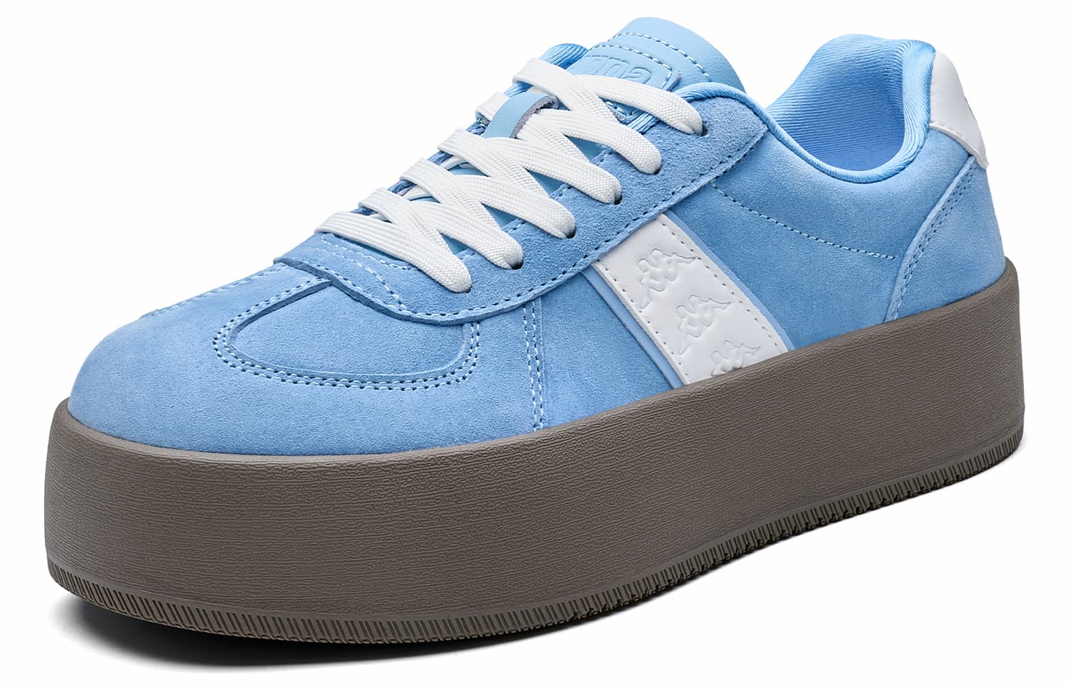 Кроссовки KAPPA Ice Cream Shoes Спина To Спина Низкие Кеды немецкой армии (GAT) Женские Товар Лунно-синий - изображение 3