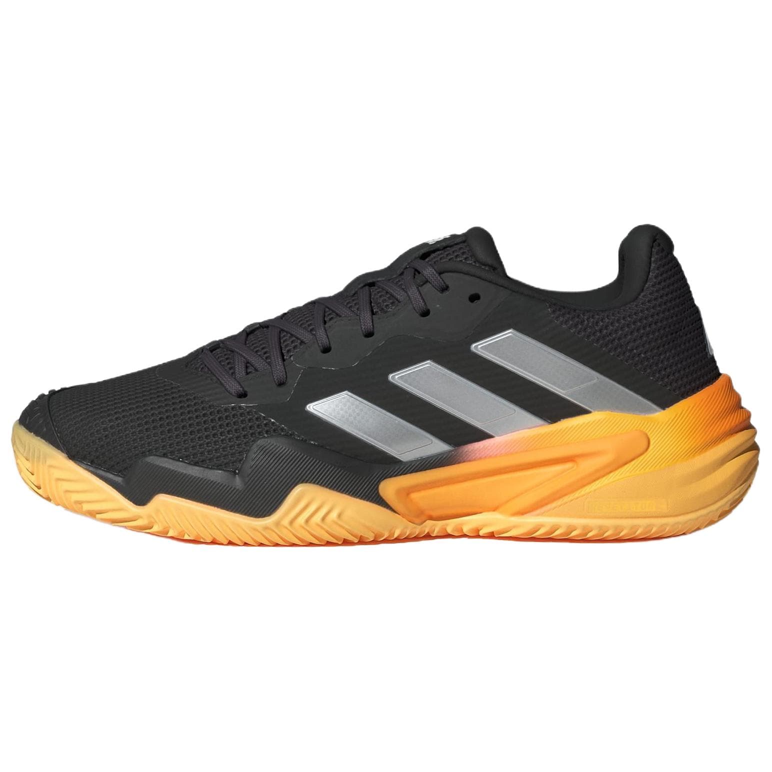 Кроссовки для тенниса Adidas Barricade 13 Теннисная обувь Мужская Черная Оранжевая - изображение 1