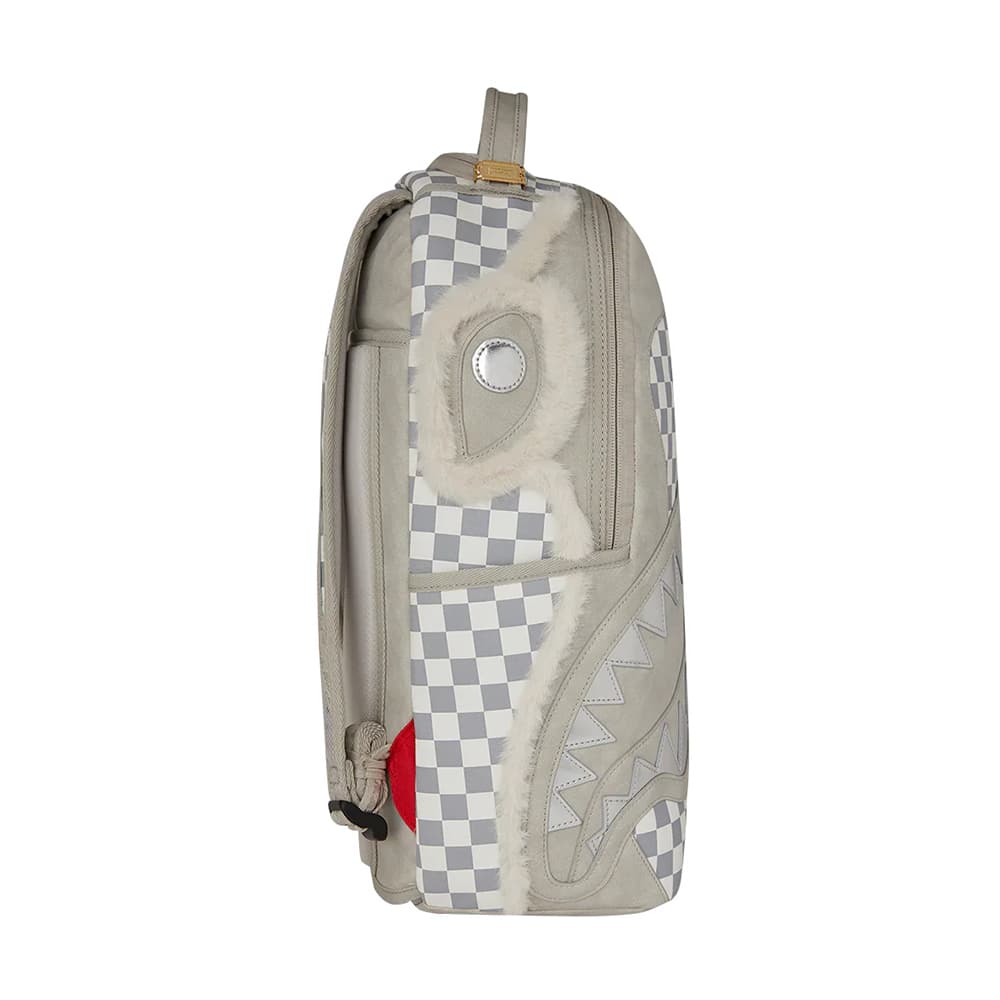 Рюкзак SPRAYGROUND Искусственная кожа Рюкзак Обычный (стандартный) Унисекс Серебристо-серый - изображение 3