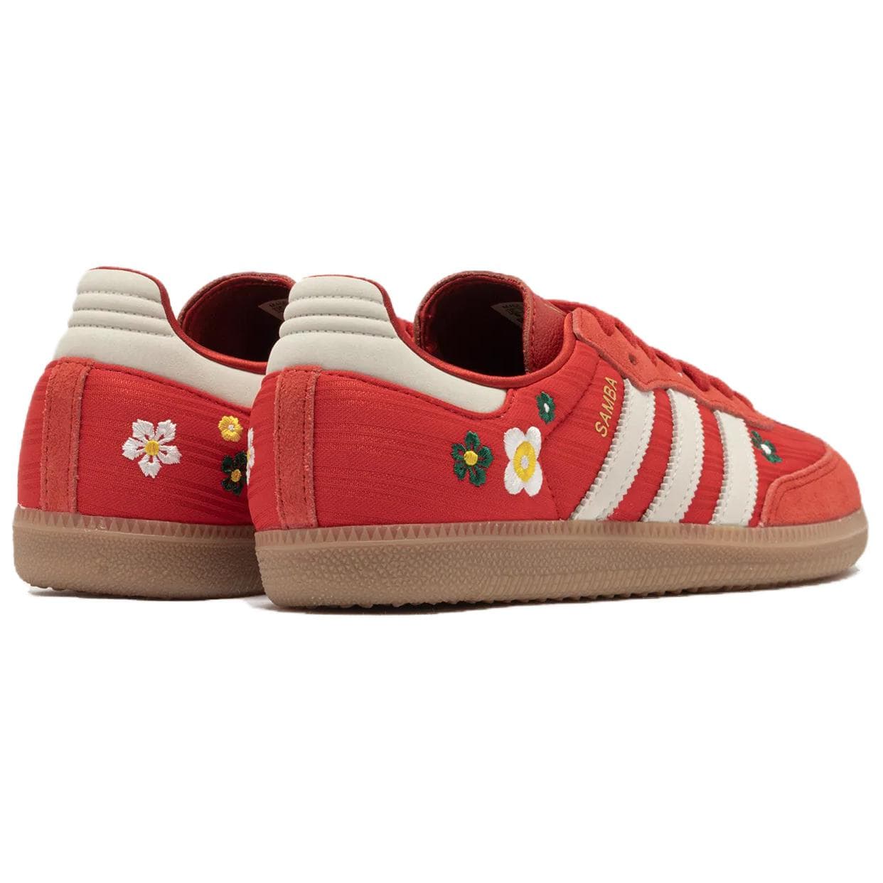 Кроссовки Adidas Originals Samba OG Кеды немецкой армии (GAT) Женские Красные - изображение 4