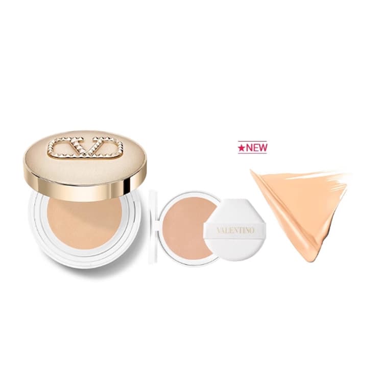 Valentino Natural Dewy Air Cushion 2026 XINNIANXIANDING Легкий и Прозрачный Масляный Текстура Кожа и Для Сухой Кожи - изображение 2