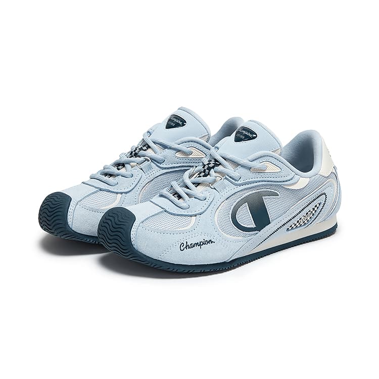 Кроссовки Champion Low Top Повседневная обувь Женская Сумеречный Синий Молочный Белый - изображение 3