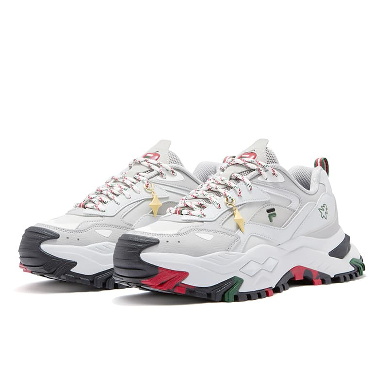 Кроссовки FILA FUSION Bianco Shoes DX Амортизация Устойчивость к истиранию Легкий Увеличение Высоты Низкий Верх Подошва Обувь - изображение 3