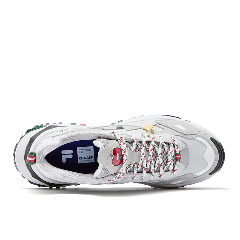 Кроссовки FILA FUSION Bianco Shoes DX Амортизация Устойчивость к истиранию Легкий Увеличение Высоты Низкий Верх Подошва Обувь - изображение 4