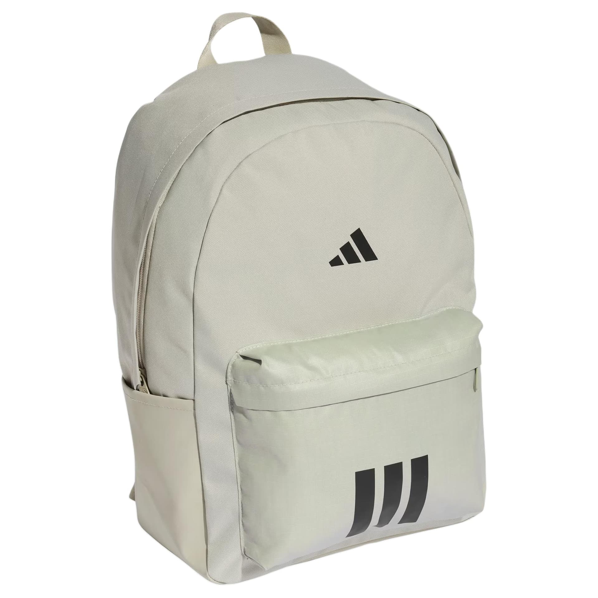 Рюкзак Adidas Sportswear3 Полосы Ткань Плетеная Рюкзак Унисекс Светлый Кунжут Семена Серый и Черный - изображение 2