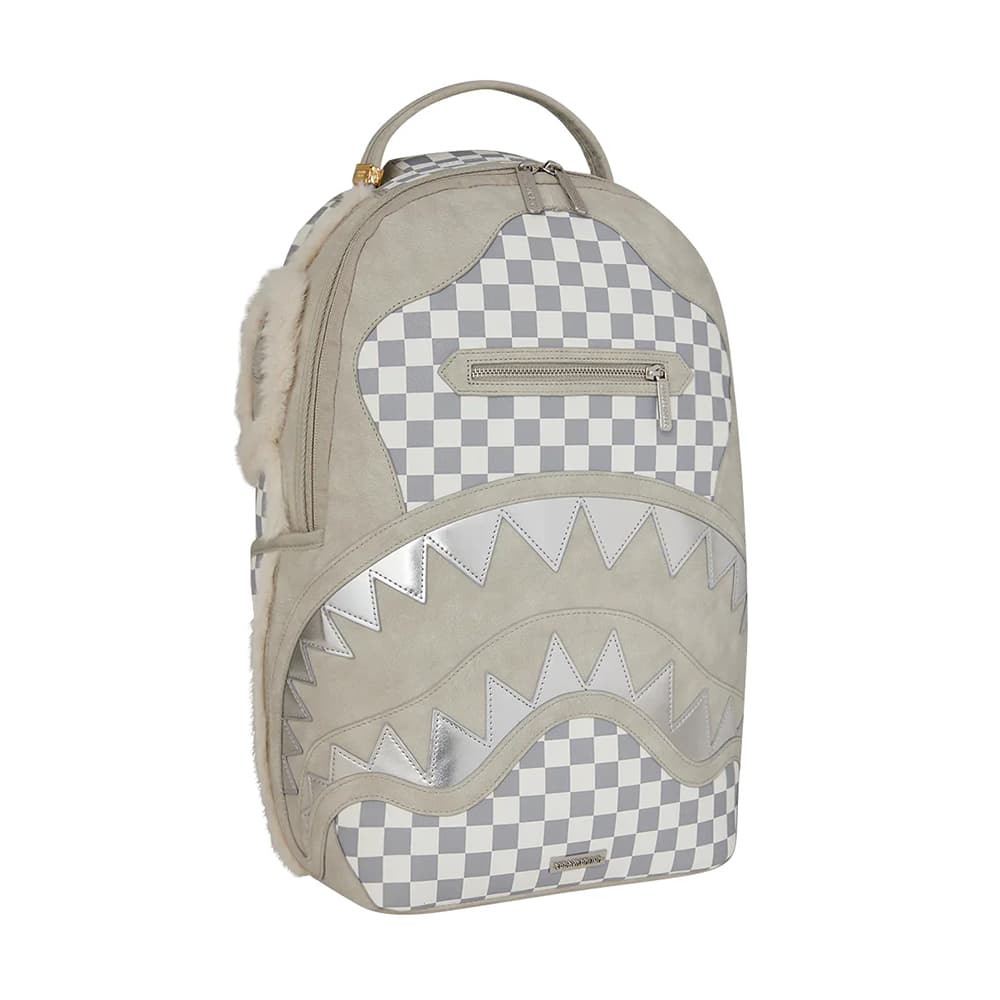 Рюкзак SPRAYGROUND Искусственная кожа Рюкзак Обычный (стандартный) Унисекс Серебристо-серый - изображение 2