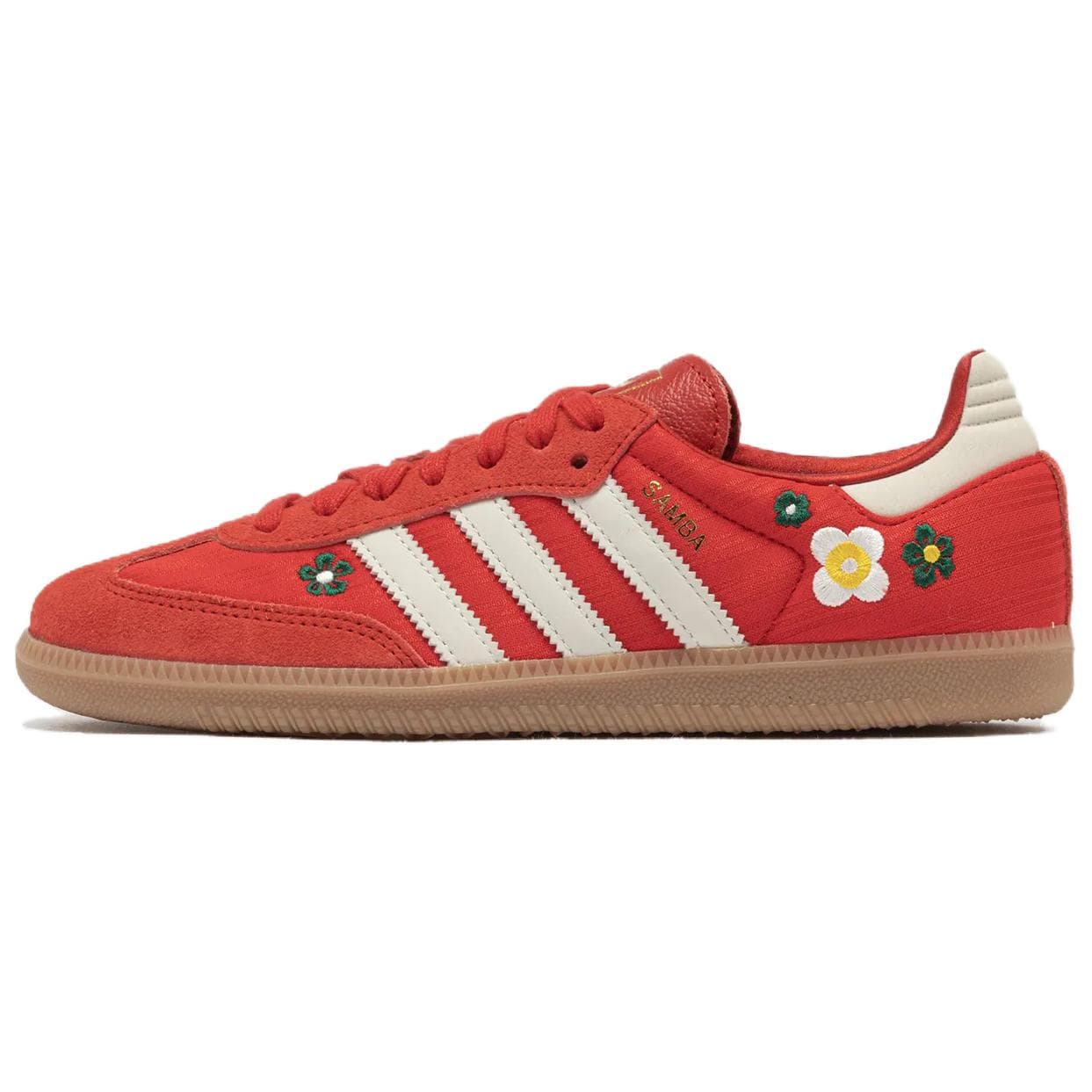 Кроссовки Adidas Originals Samba OG Кеды немецкой армии (GAT) Женские Красные - изображение 1
