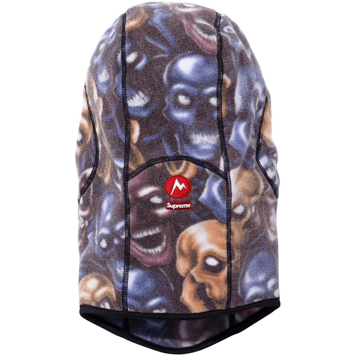 Головной убор Supreme X Marmot Флисовые Шапки и Кепки Унисекс Фиолетовый Синий Коричневый Желтый - изображение 2