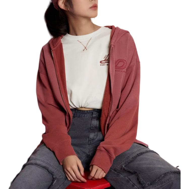 Куртка dickies Год Змеи Куртки Пальто Унисекс Вишнево-красный - изображение 3