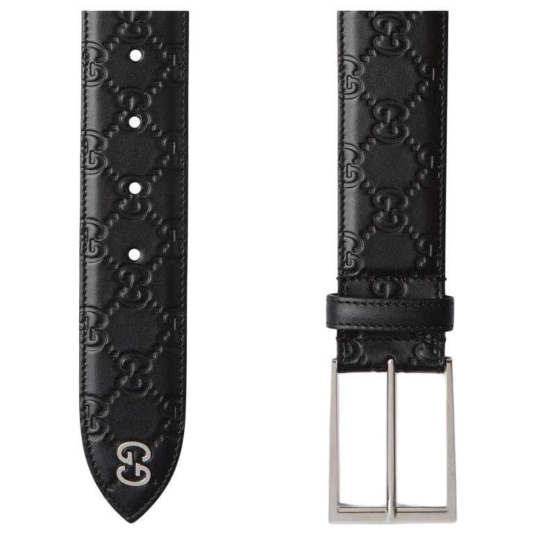 Ремень GUCCI G Logo 4cm - изображение 2