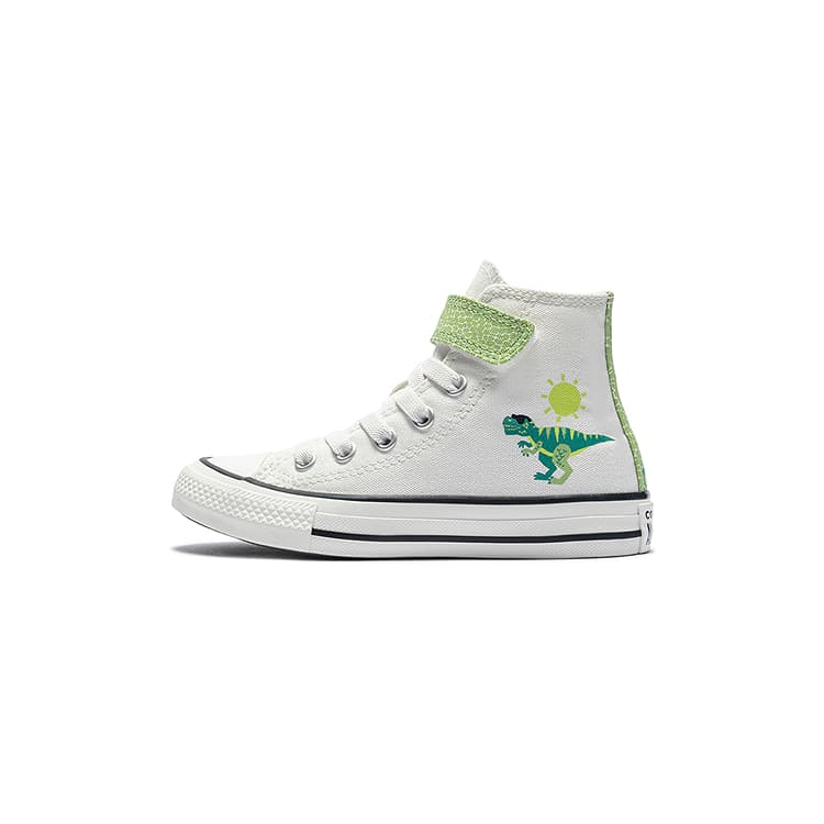Converse YOUTH Повседневные кеды с принтом динозавра для детей - изображение 1