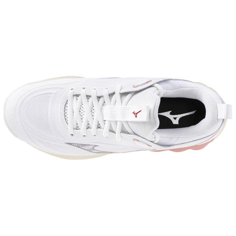 Кроссовки Mizuno Wave Luminous 3 Дышащие Волейбольные Кроссовки Женские Белые - изображение 3